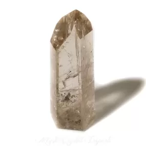 4 3/4 Smoky Quartz Crystal Point-Super Clear