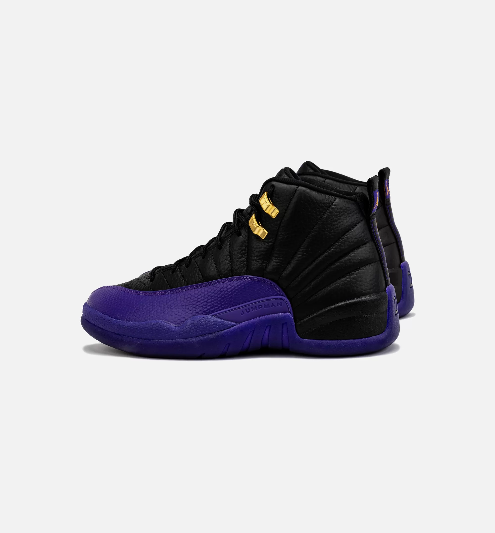 Air Jordan 12 Retro Field Purple Mens Lifestyle Shoe - Black/Purple Free Shipping