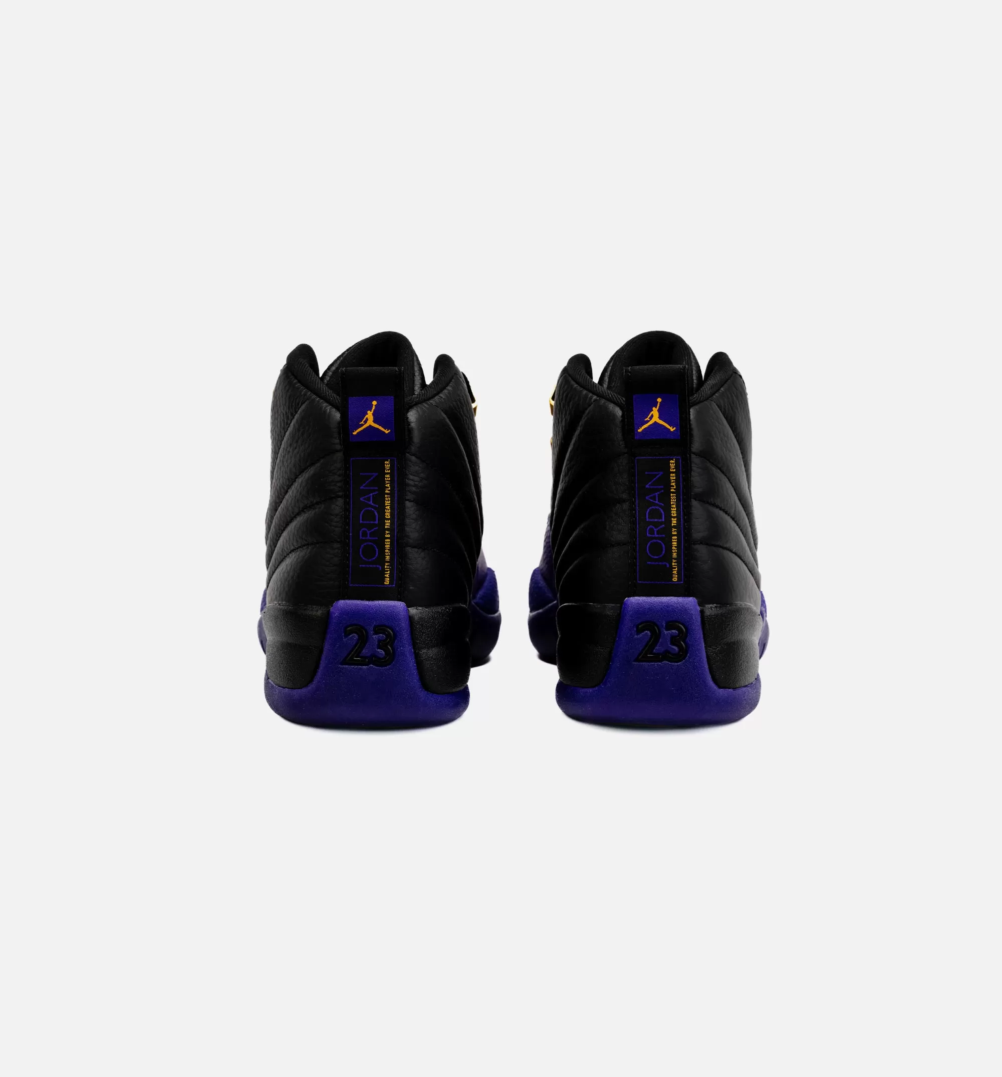 Air Jordan 12 Retro Field Purple Mens Lifestyle Shoe - Black/Purple Free Shipping