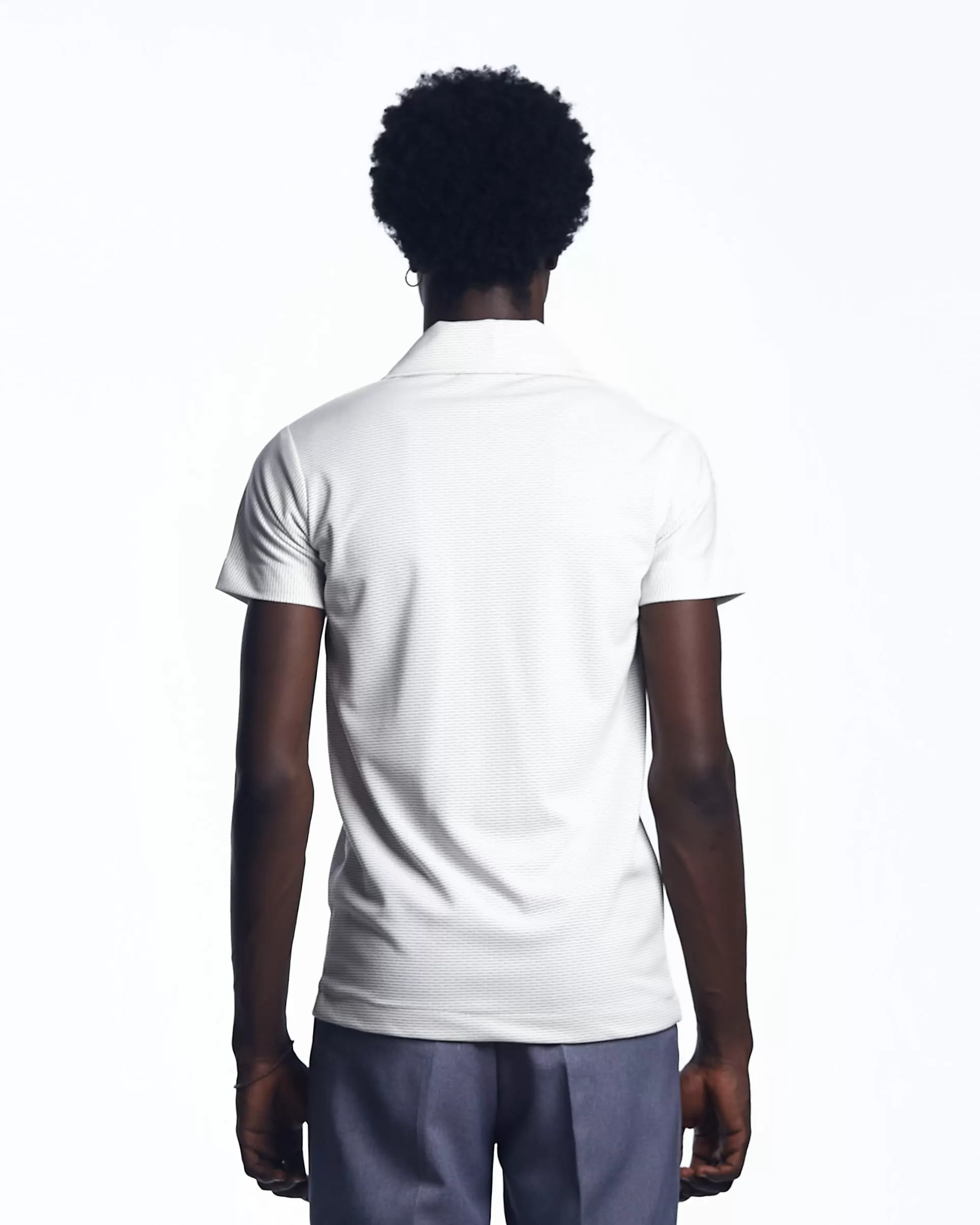 AJABENG VIS-A-VIS Cotton Lycra Short Sleeves Tee Shirt