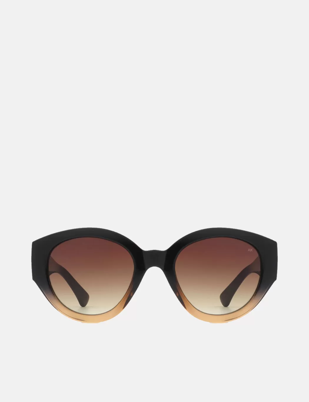 A.Kjaerbede Big Winnie Sunglasses - Black/Brown