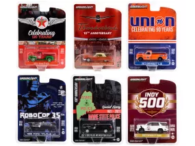 Anniversary Collection Set of 6 pieces Series 15 1/64 Diecast Model Cars by Greenlight