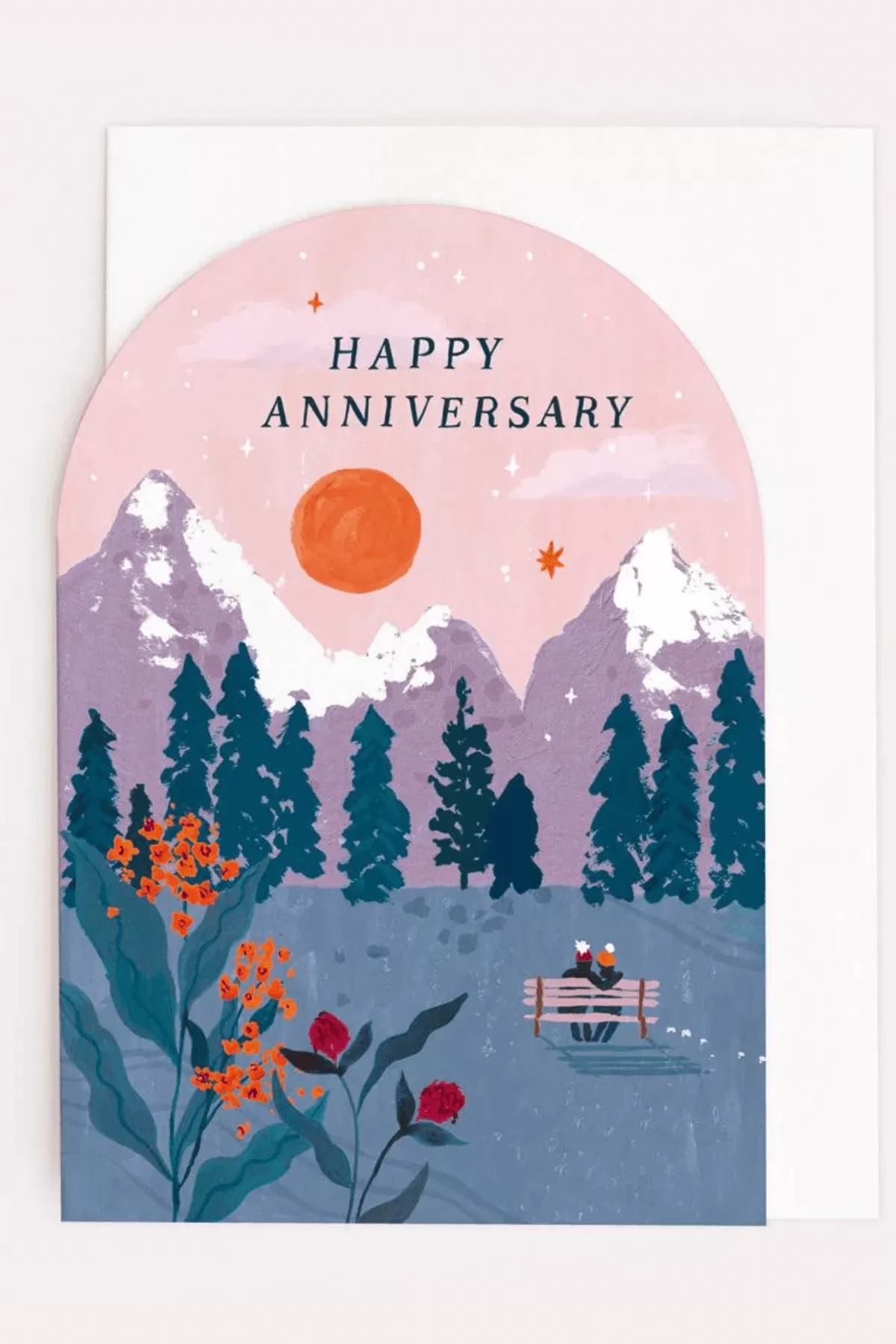 Anniversary Sunset Card