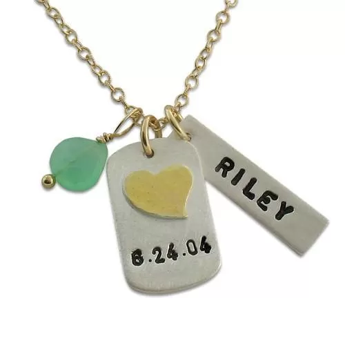 Anniversary Tag Necklace