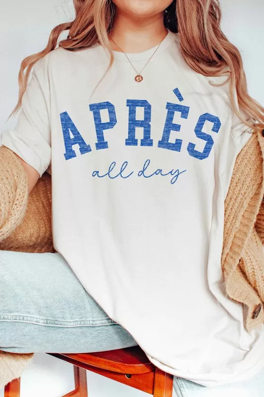 APRES SKI ALL DAY GRAPHIC TEE