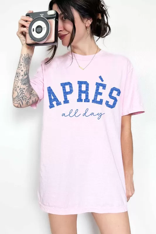 APRES SKI ALL DAY GRAPHIC TEE