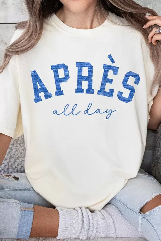 APRES SKI ALL DAY GRAPHIC TEE