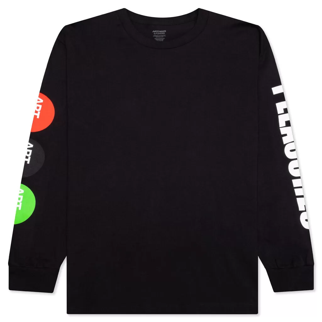 Art News L/S Tee - Black