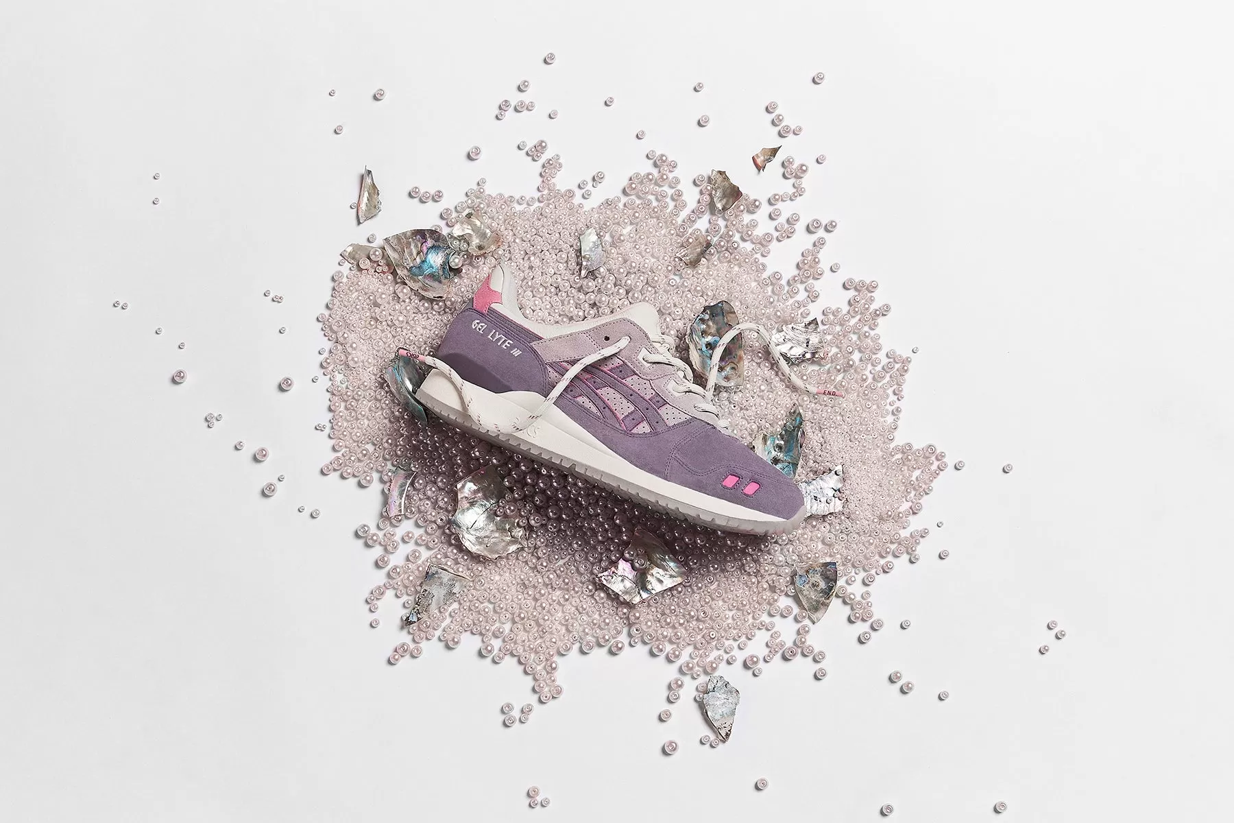 Asics x END. Gel-Lyte III - Lavender Grey/Ivory