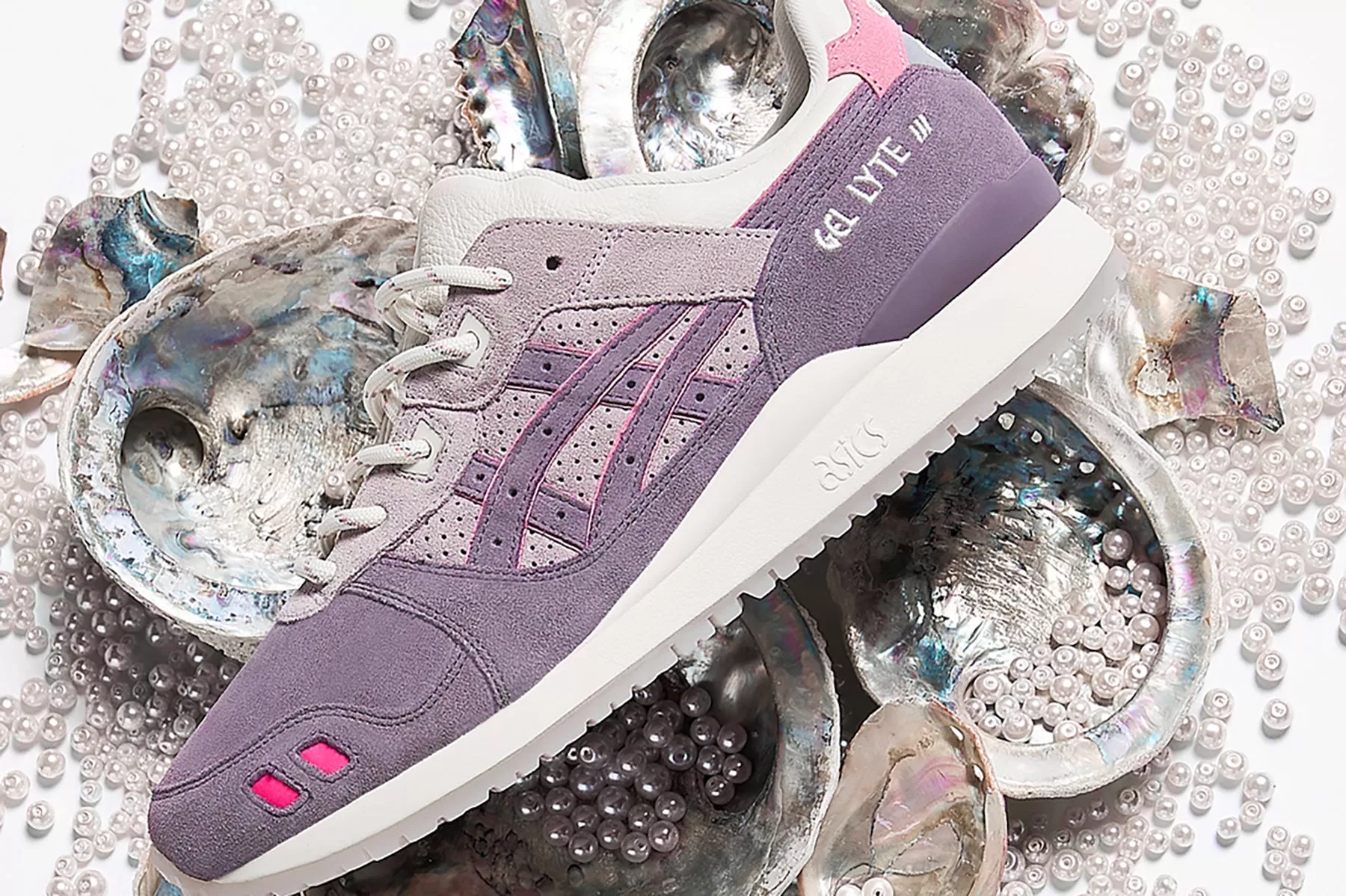 Asics x END. Gel-Lyte III - Lavender Grey/Ivory