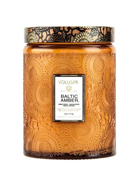 Baltic Amber Large Jar Candle