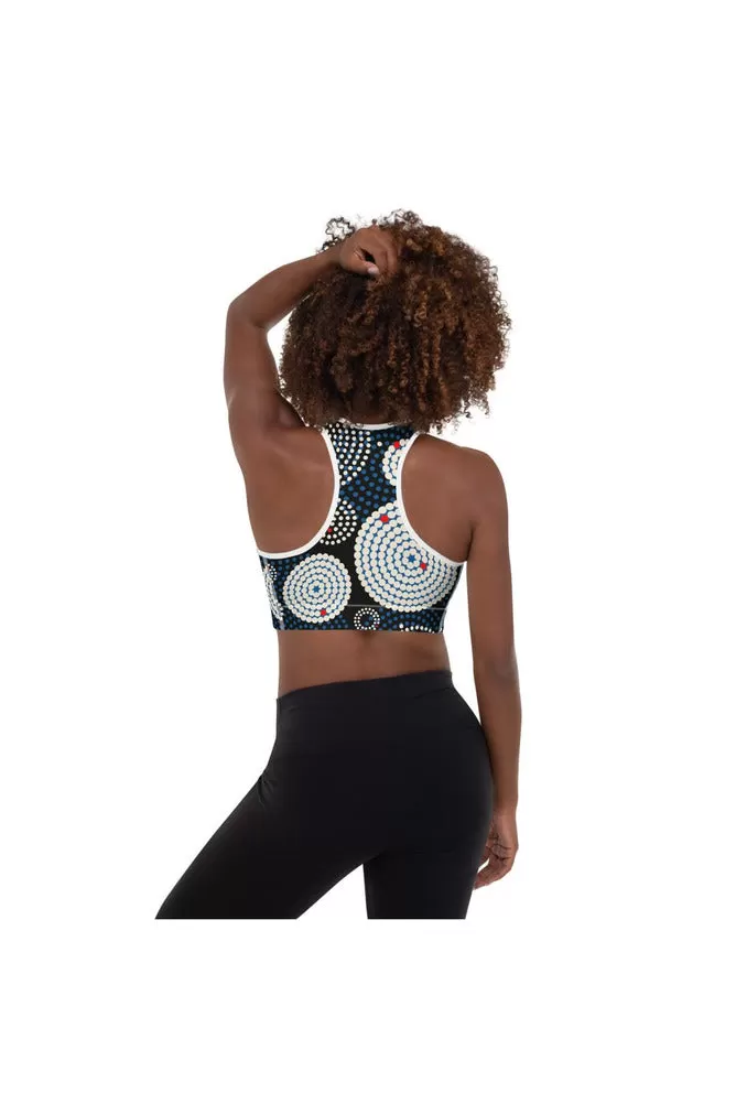 Beaded Beauty Padded Sports Bra