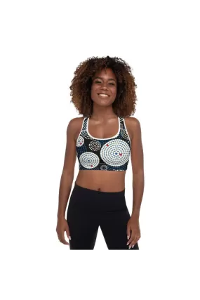 Beaded Beauty Padded Sports Bra