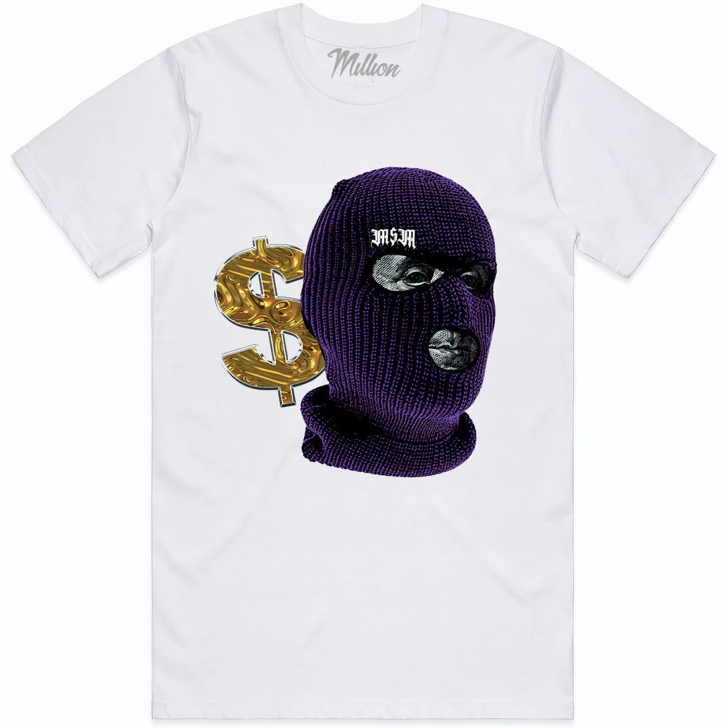 BENJAMIN SKI MASK : White Sneaker Tees Shirt