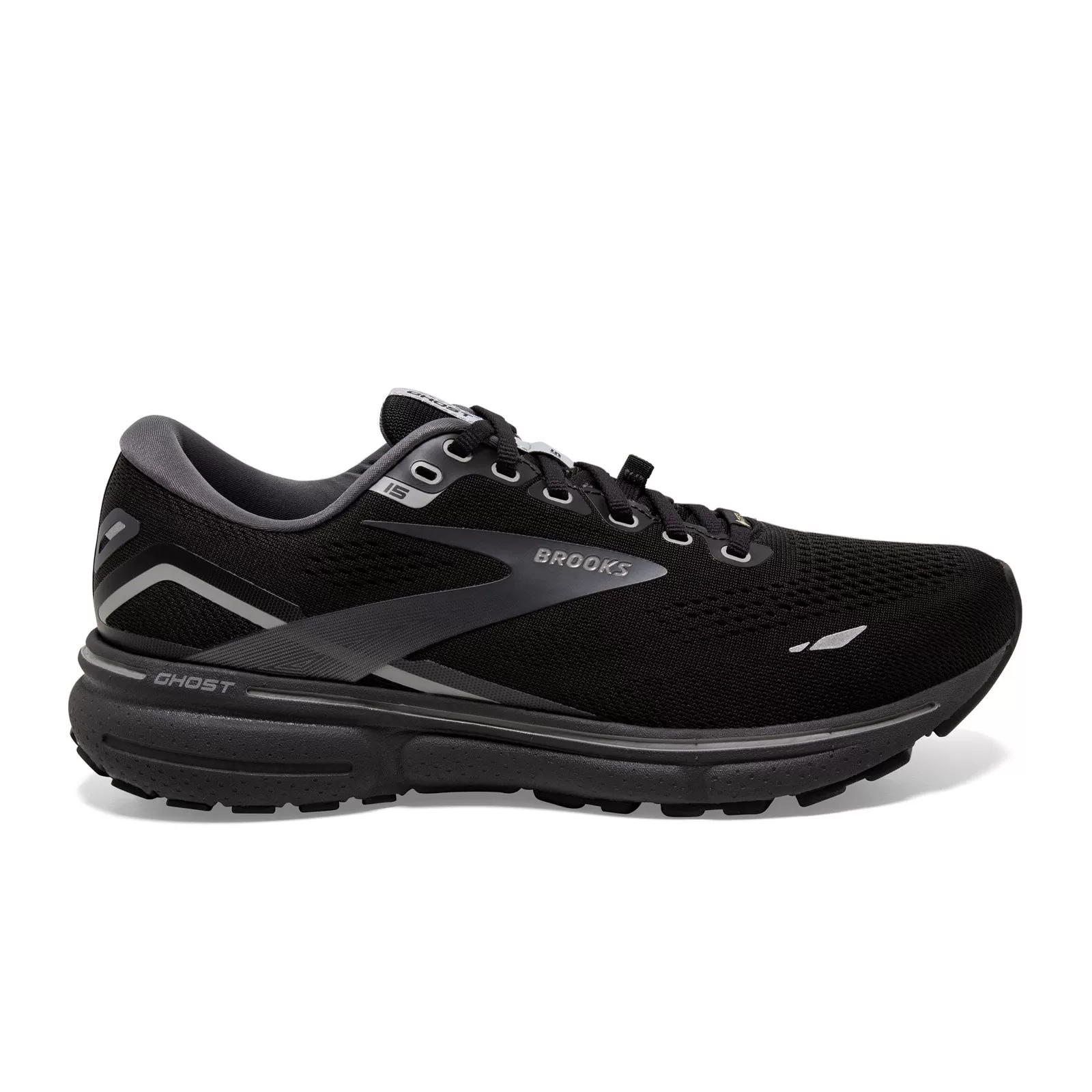 Brooks Ghost 15 GTX (Women) - Black/Blacken Pearl/Alloy