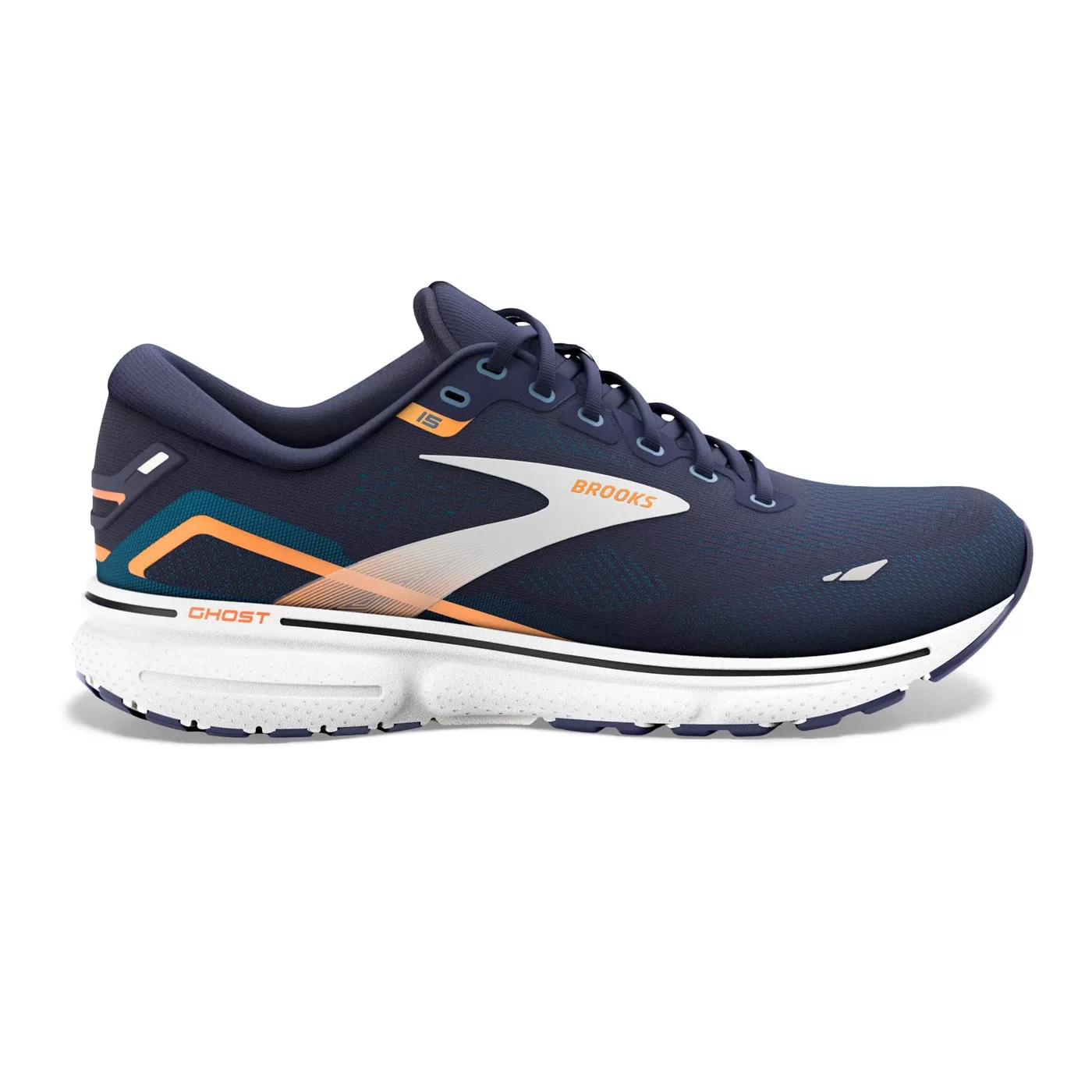 Brooks Ghost 15 Men's Wide Fit 2E Running Trainer 1103932E439