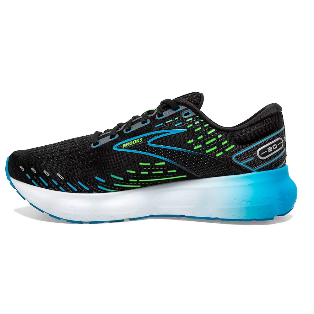 Brooks Glycerin 20 (Mens) - Black/Hawaiian Ocean/Green