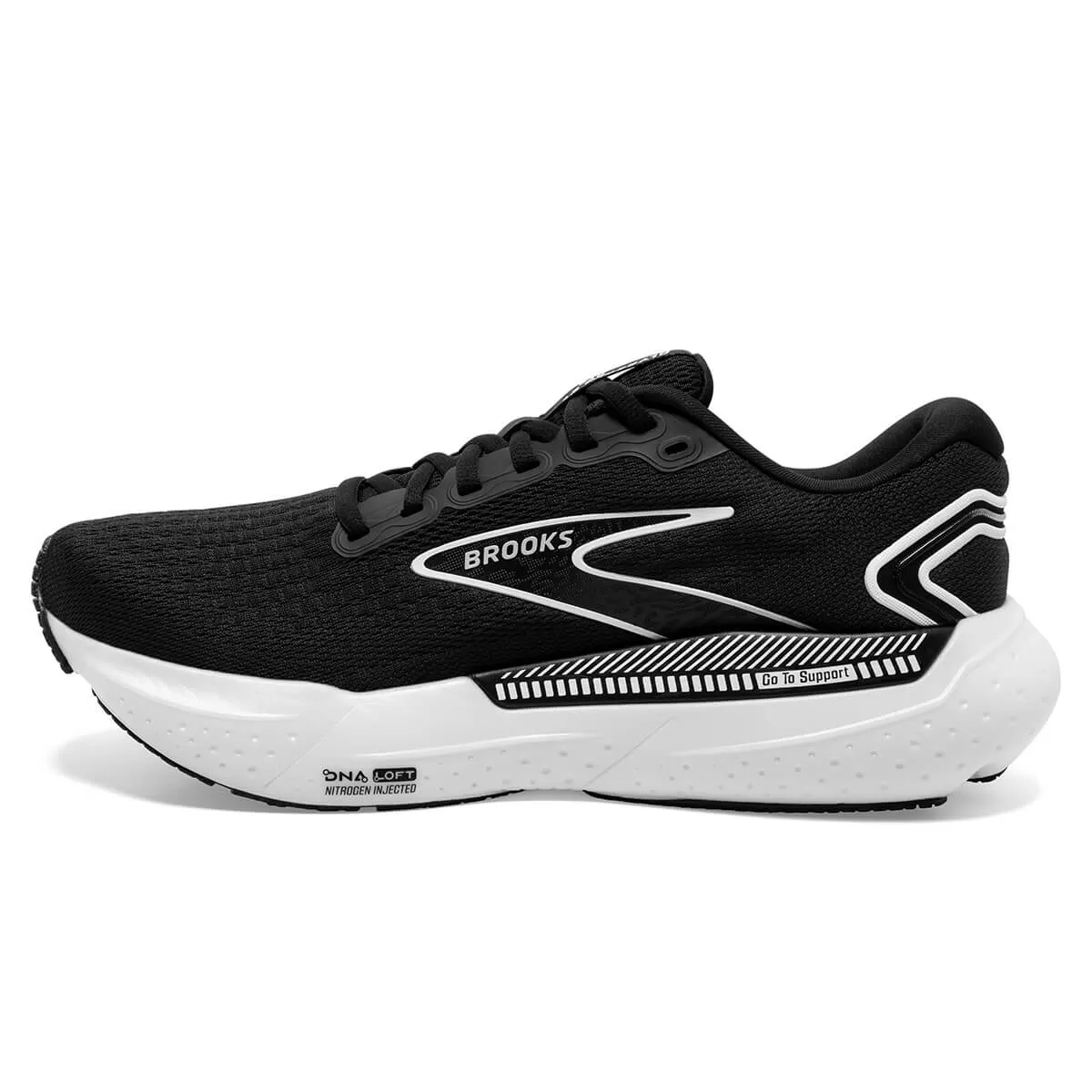 Brooks Glycerin GTS 21 Womens | Black/grey/white