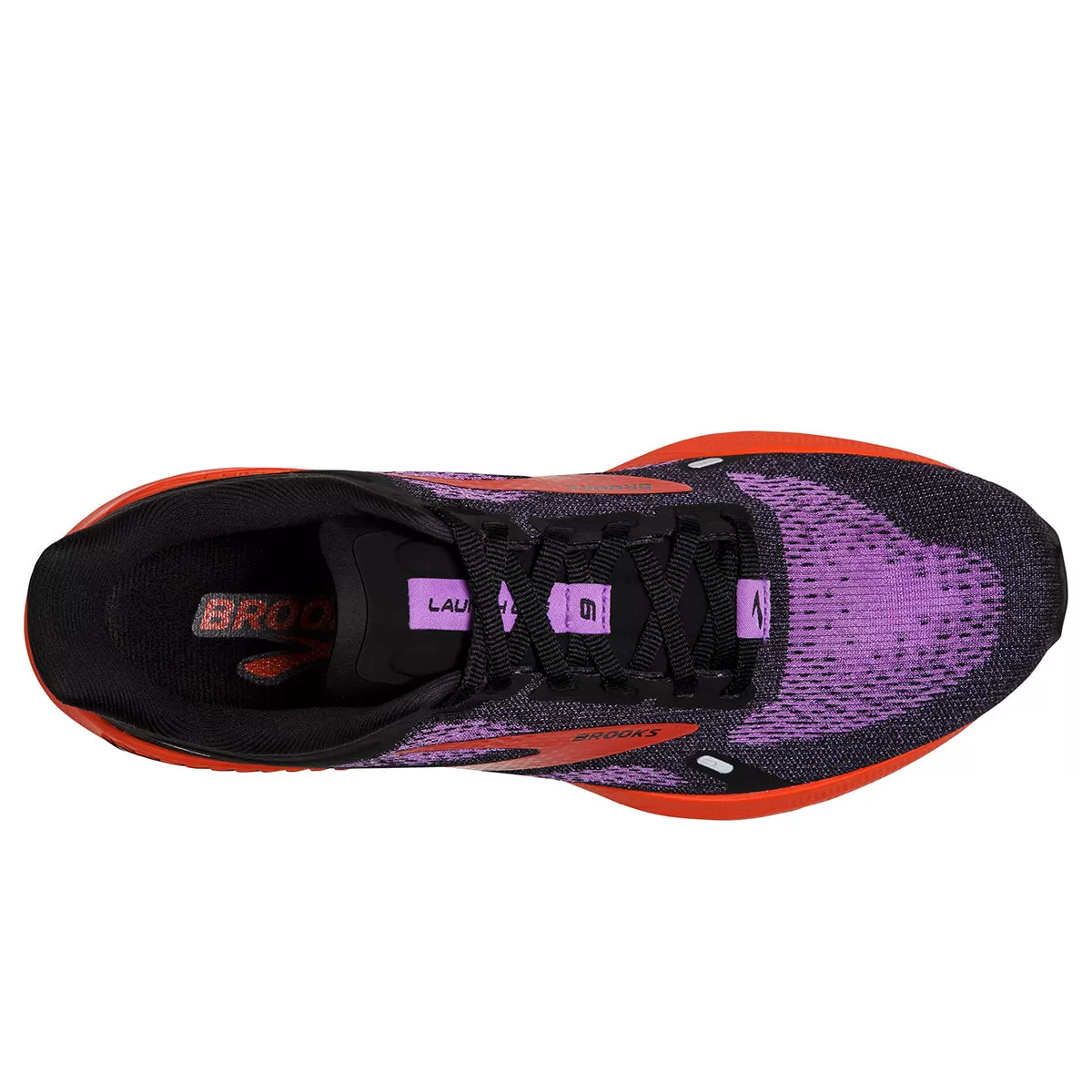 Brooks Launch GTS 9 Womens | Black/bellflower/fiesta