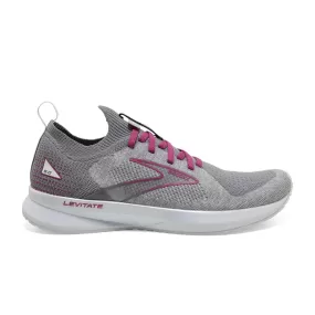 Brooks Levitate Stealthfit 5 (Women) - White/Gray/Baton Rouge