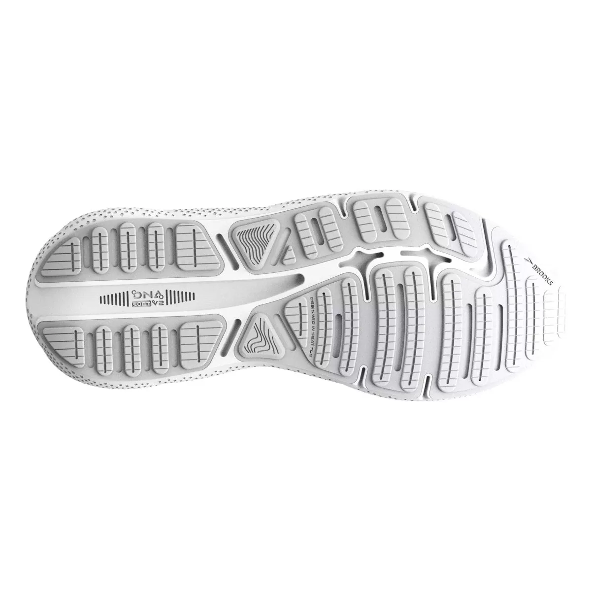 Brooks Women's Ghost Max White/Oyster/Silver