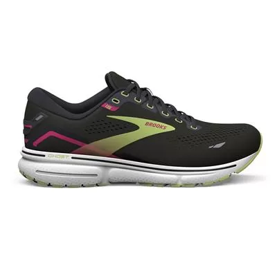 Brooks women's running shoe Ghost 15 1203801B083 black-ebony-green