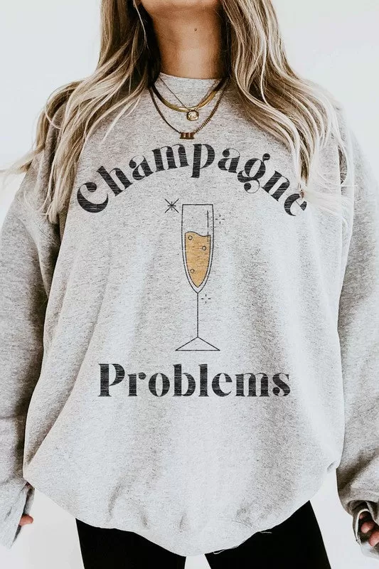 CHAMPAGNE PROBLEMS GRAPHIC SWEATSHIRT