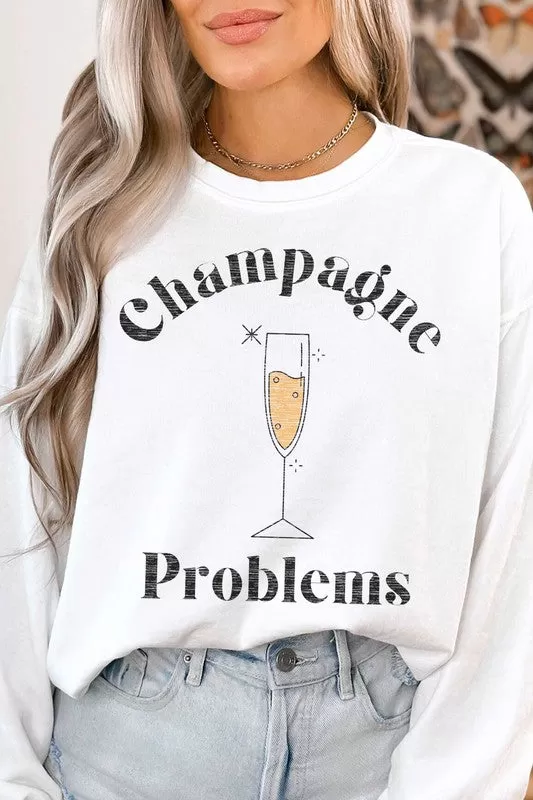 CHAMPAGNE PROBLEMS GRAPHIC SWEATSHIRT