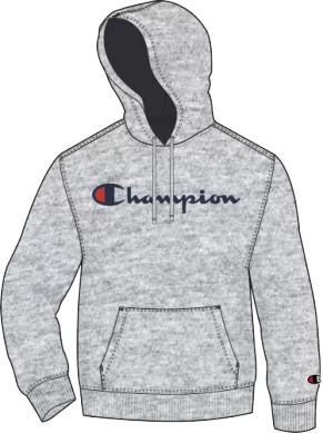 Champion Powerblend Screen Print Script Hoodie