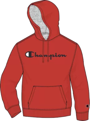 Champion Powerblend Screen Print Script Hoodie