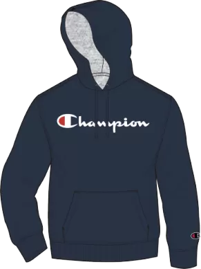 Champion Powerblend Screen Print Script Hoodie