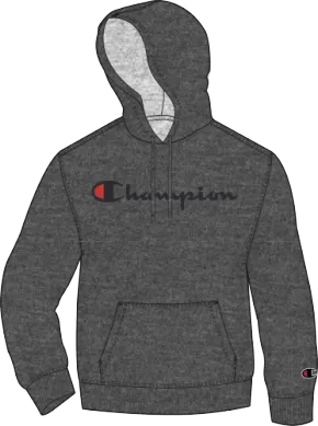 Champion Powerblend Screen Print Script Hoodie