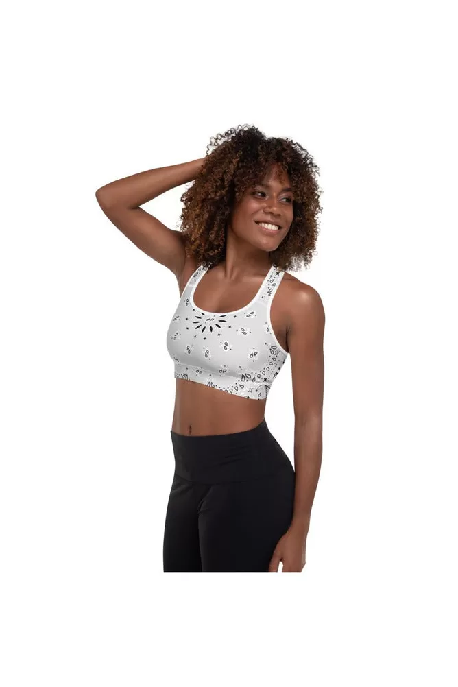 Classic Bandana Padded Sports Bra