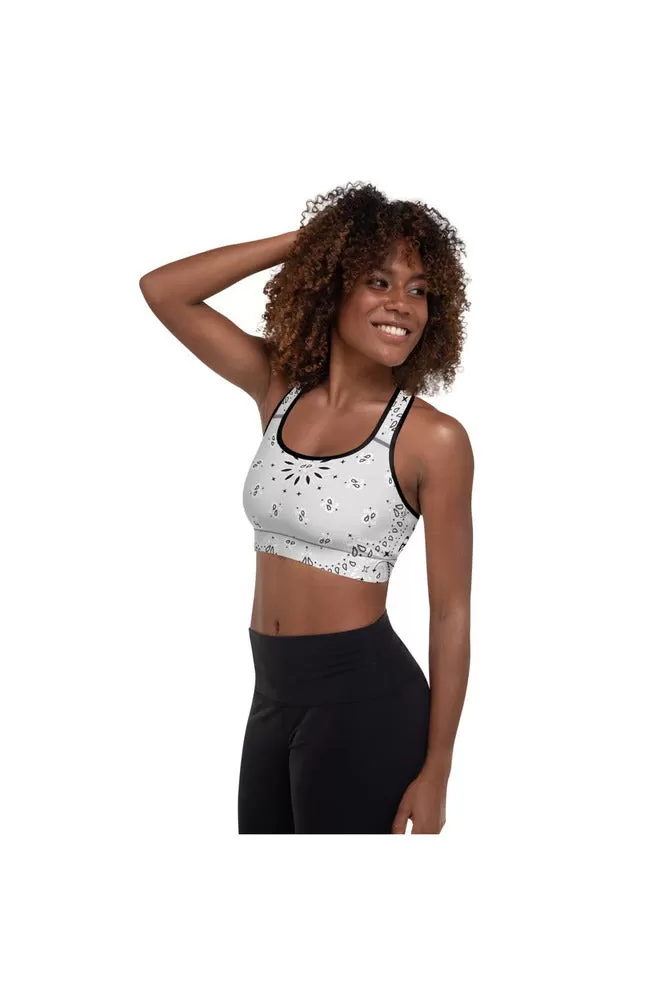 Classic Bandana Padded Sports Bra