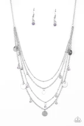 Classic Class Act Purple Necklace - Paparazzi Accessories