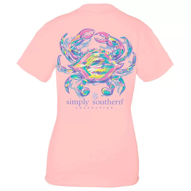 Colorful Crab Short Sleeve T-Shirt