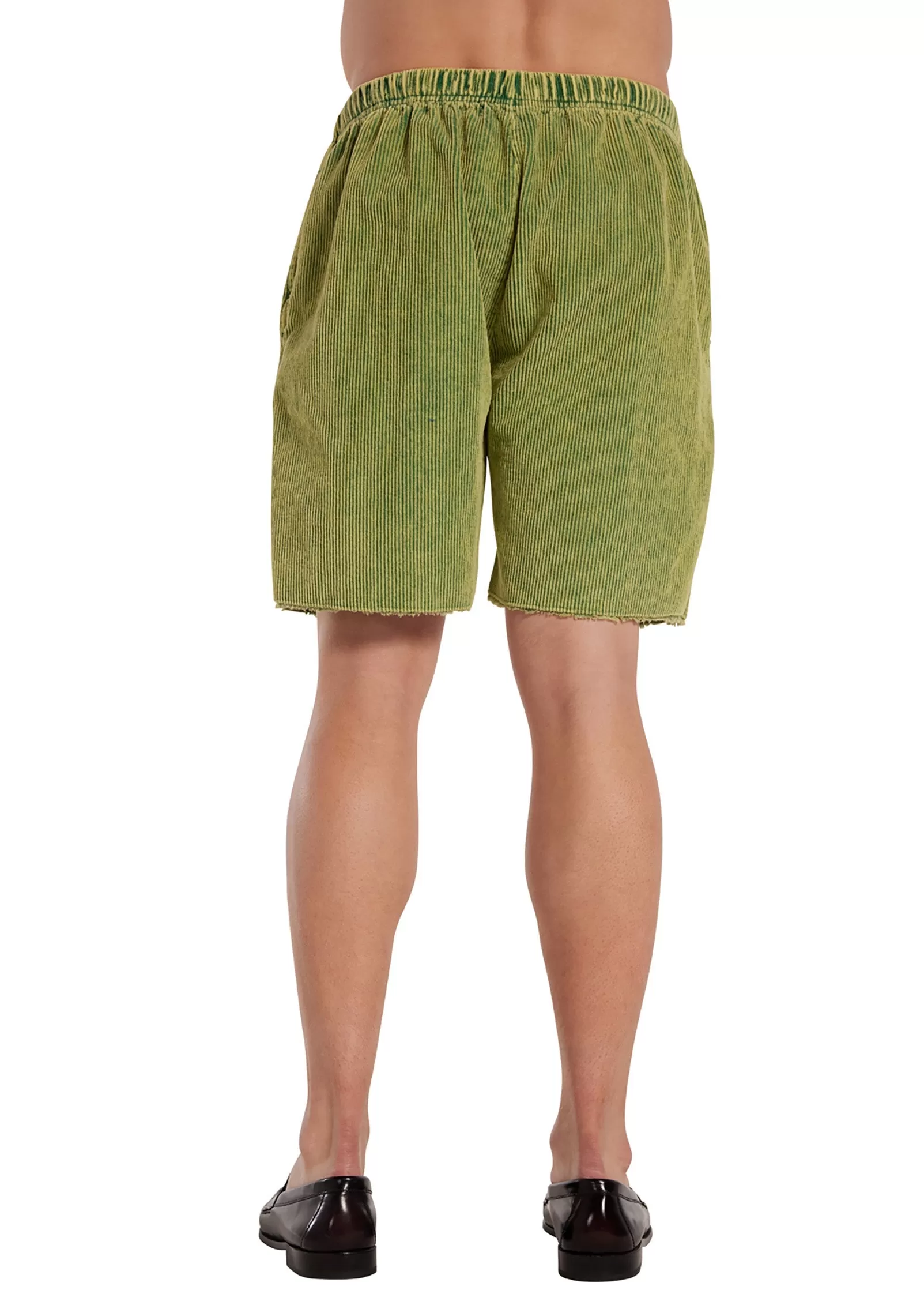 Corduroy Snap Front Short