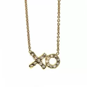 Diamond XO Necklace