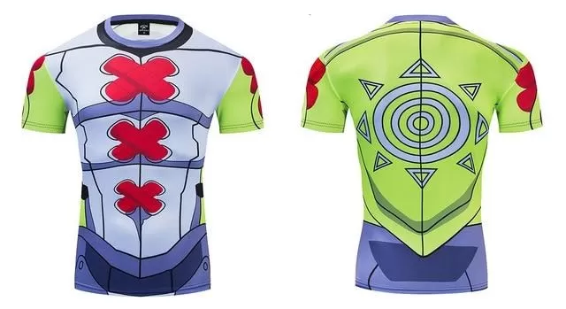 Digimon Compression 'Wargreymon' Premium Short Sleeve Rashguard