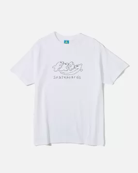 Dino Logo Tee - White