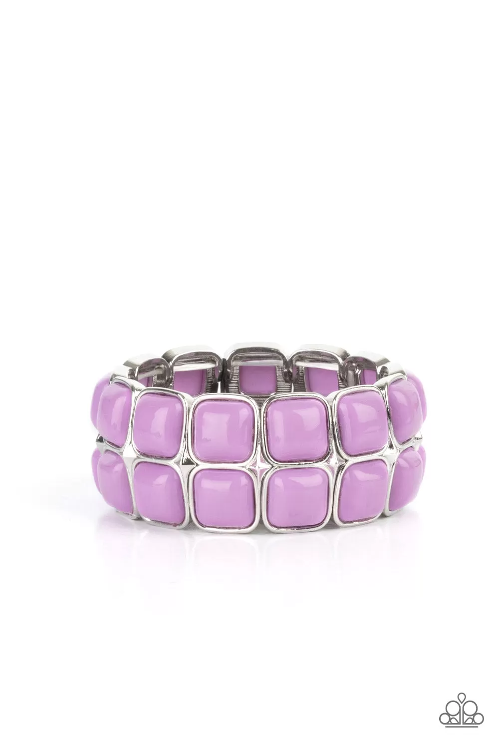 Double The DIVA-ttitude - Purple Bracelet