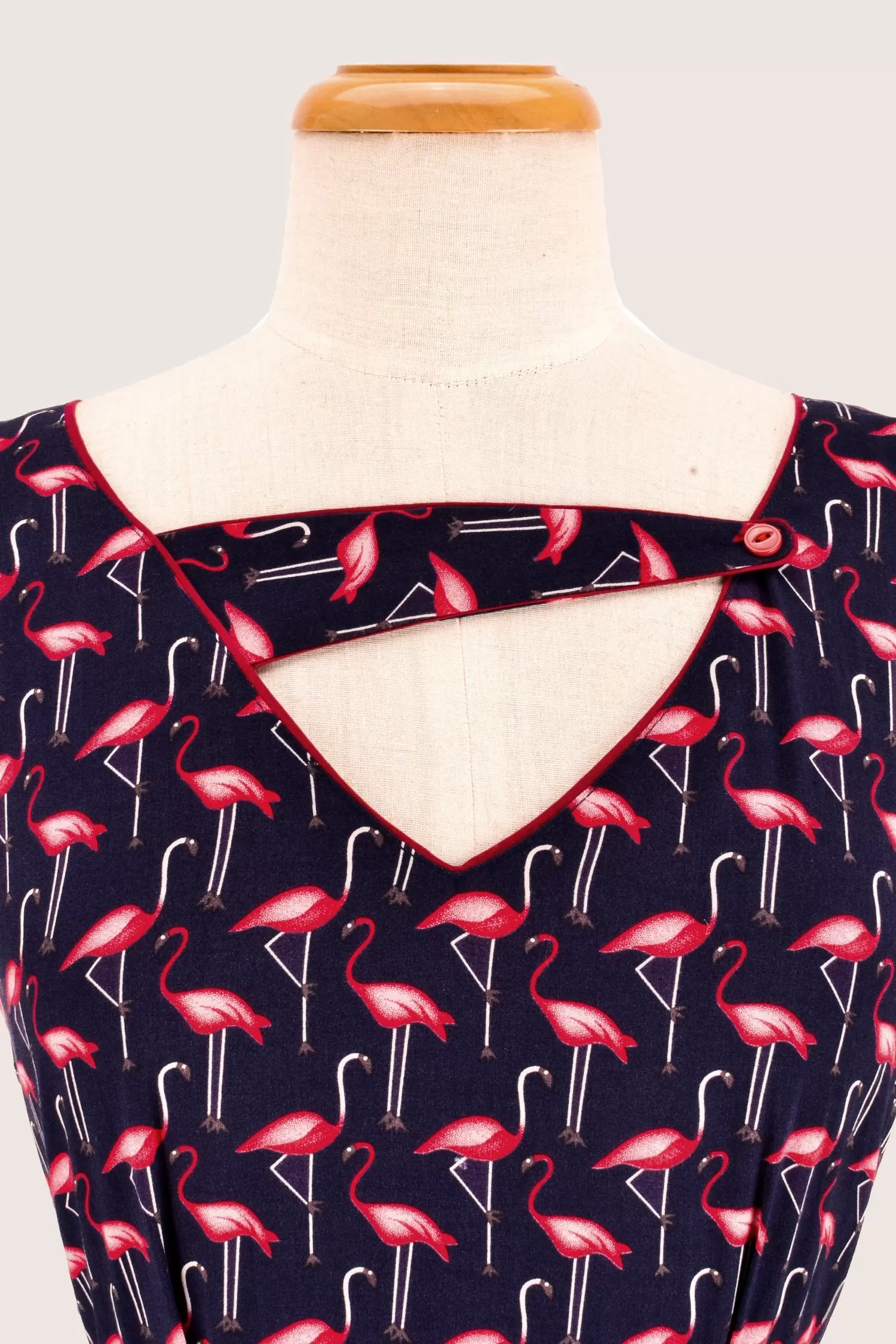 Ebony Navy Bird Dress