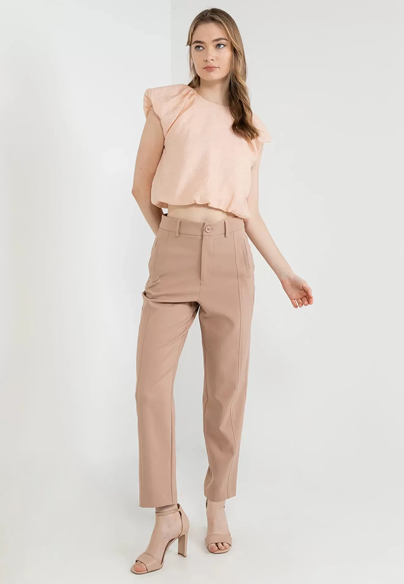 ELLE Apparel Streamline Elegance Straight Cut Pants