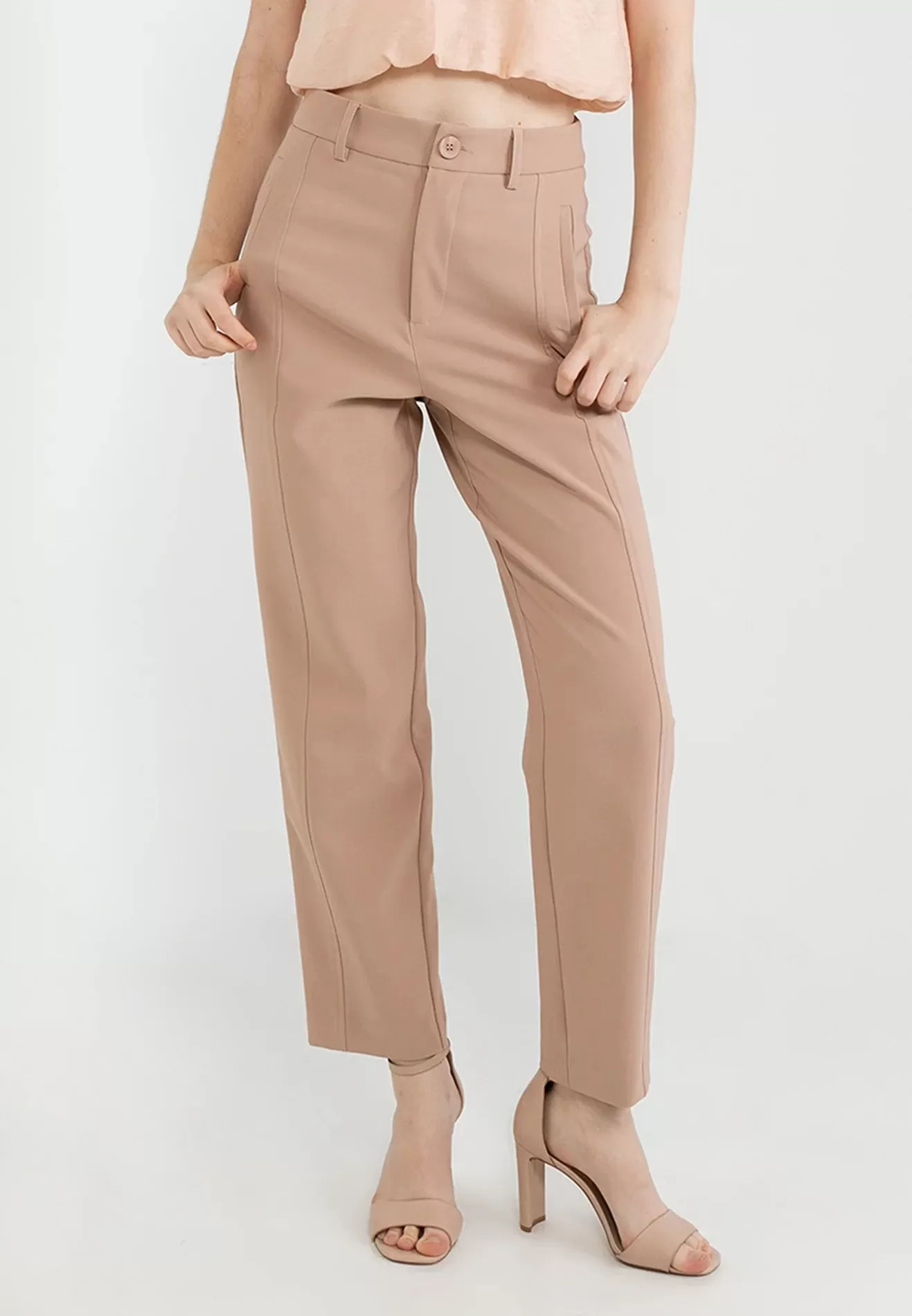 ELLE Apparel Streamline Elegance Straight Cut Pants