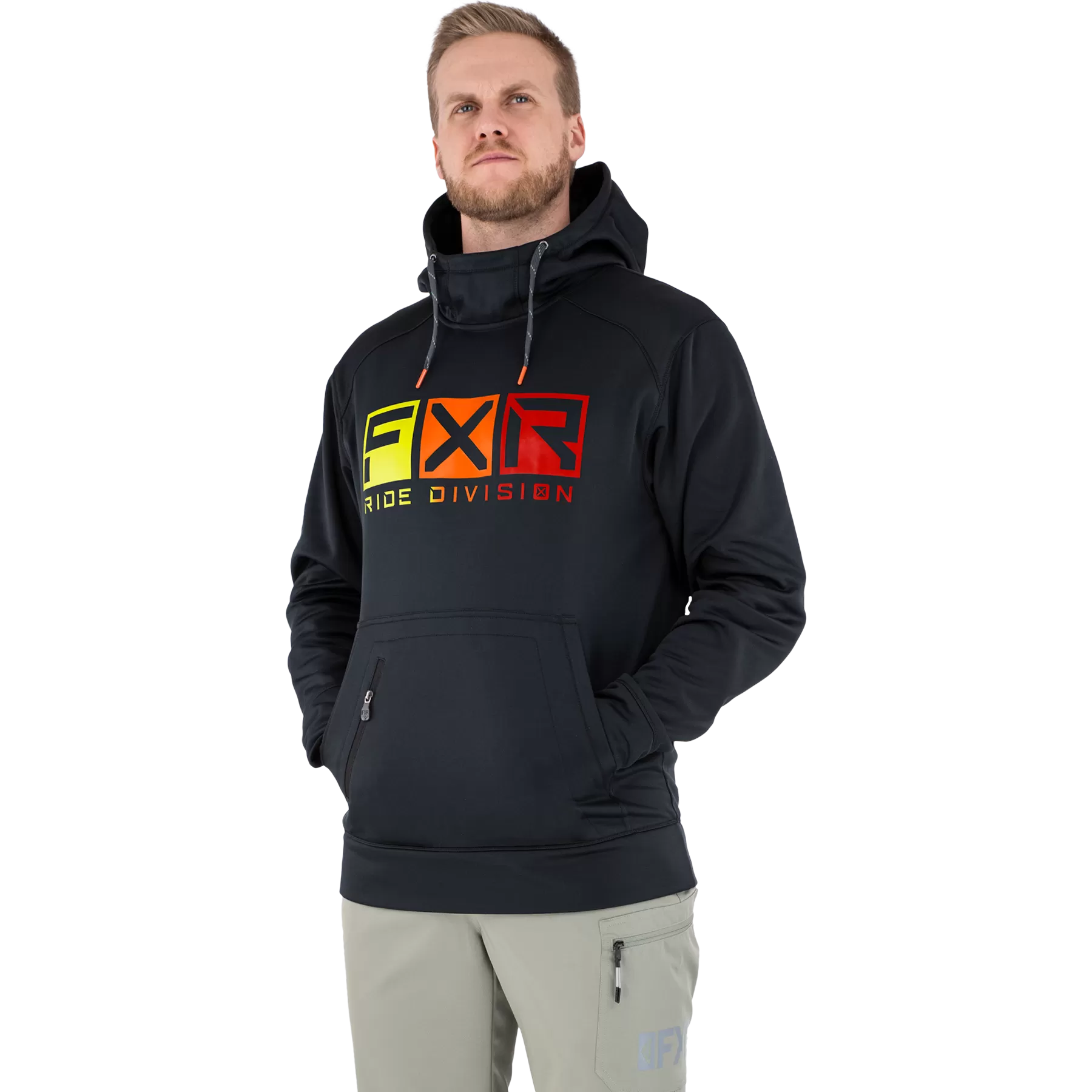 FXR Helium Tech Pullover Fleece Black/Inferno