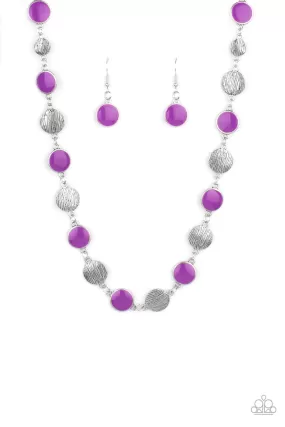 Harmonizing Hotspot - Purple Necklace