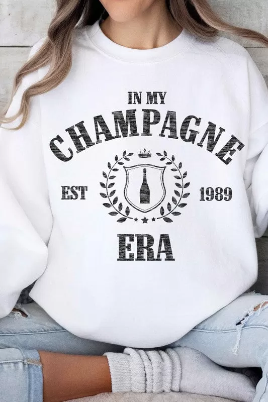 IN MY CHAMPAGNE ERA GRAPHIC SWEATSHIRT