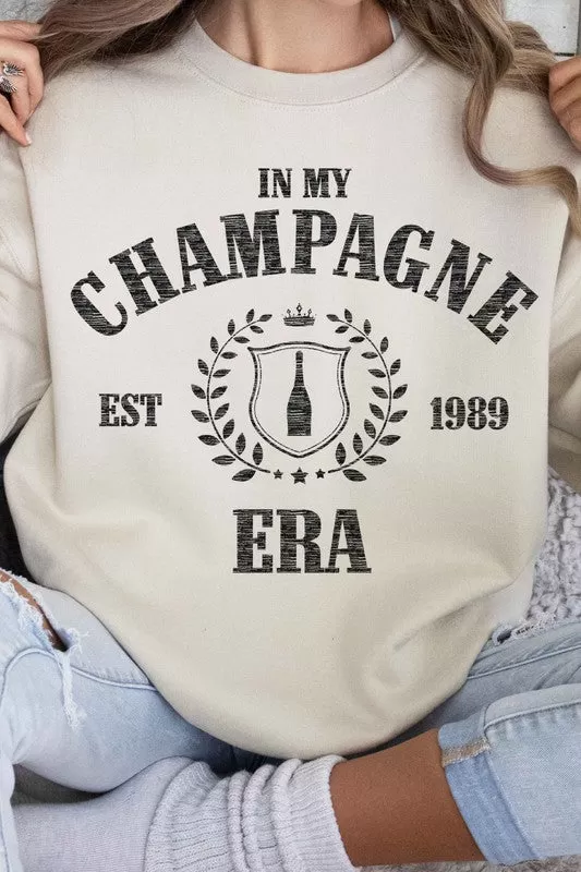 IN MY CHAMPAGNE ERA GRAPHIC SWEATSHIRT