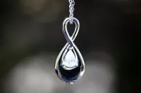 Infinity Crystal Urn Necklace