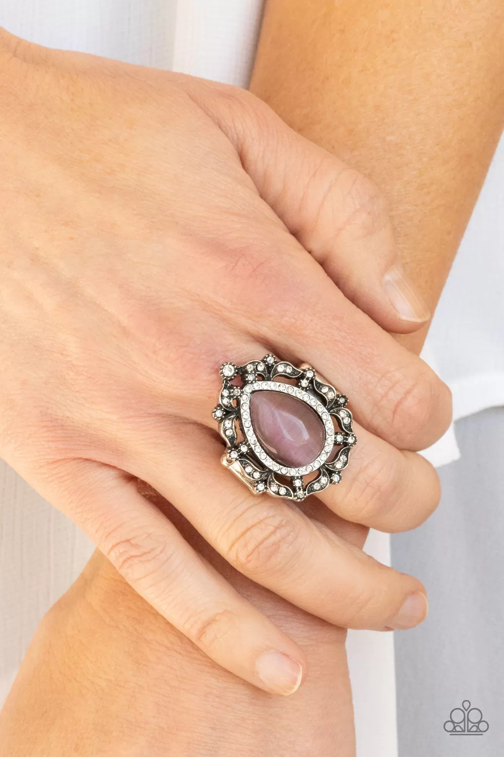 Iridescently Icy - Purple Ring